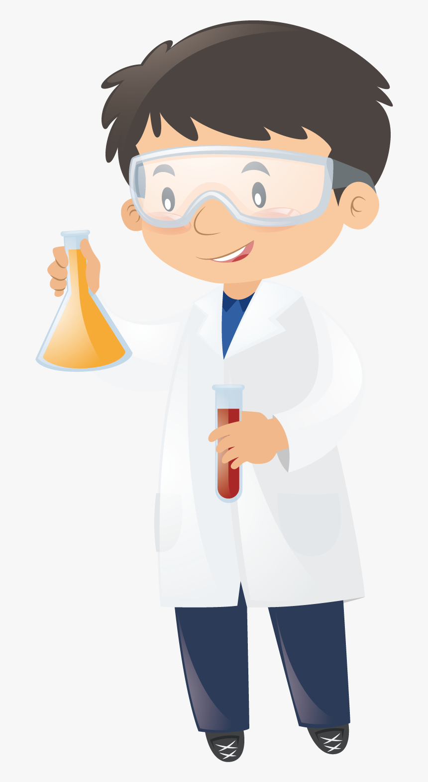 Detail Scientist Transparent Background Nomer 2