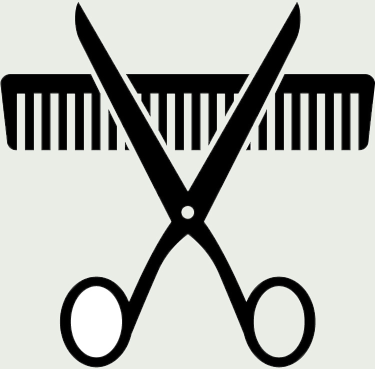 Detail Scissor And Comb Clipart Nomer 8