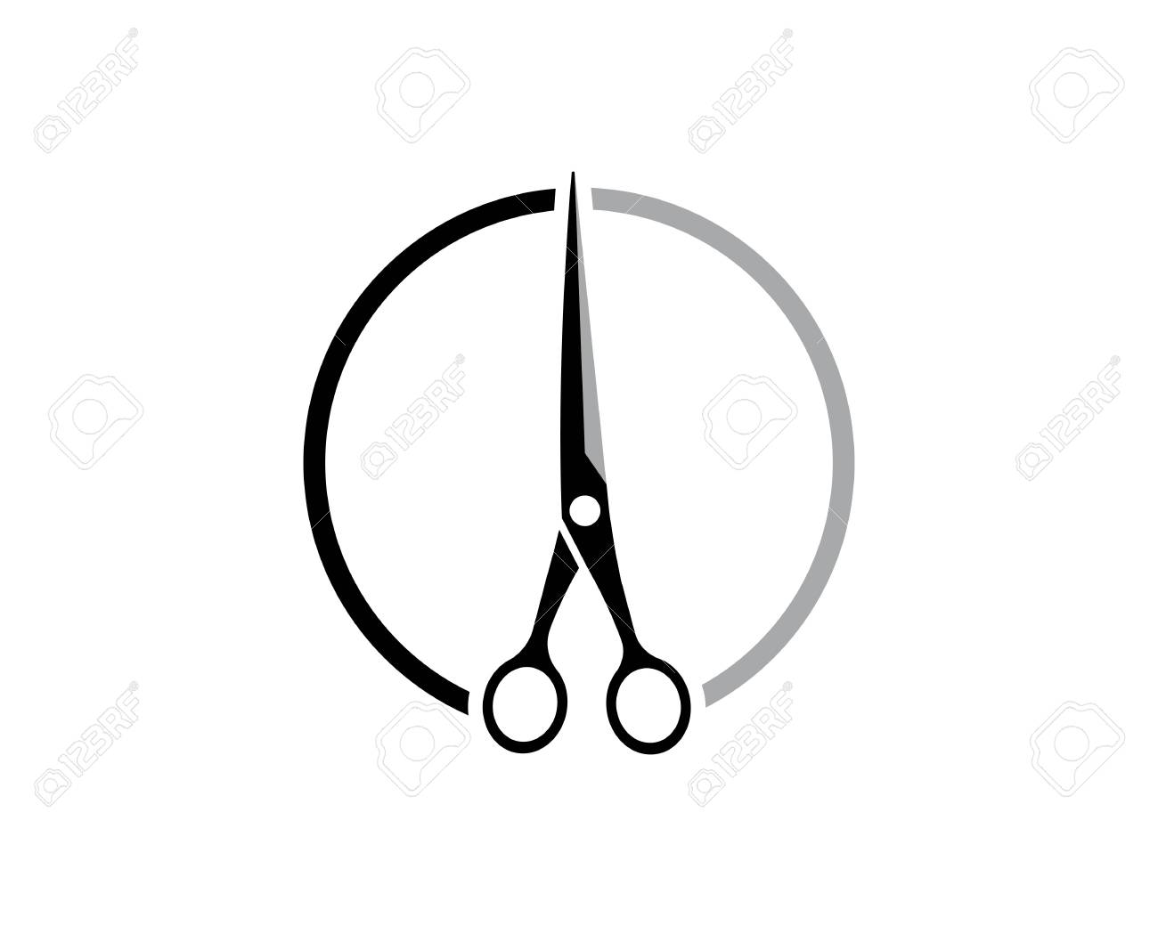 Detail Scissor Logo Nomer 29