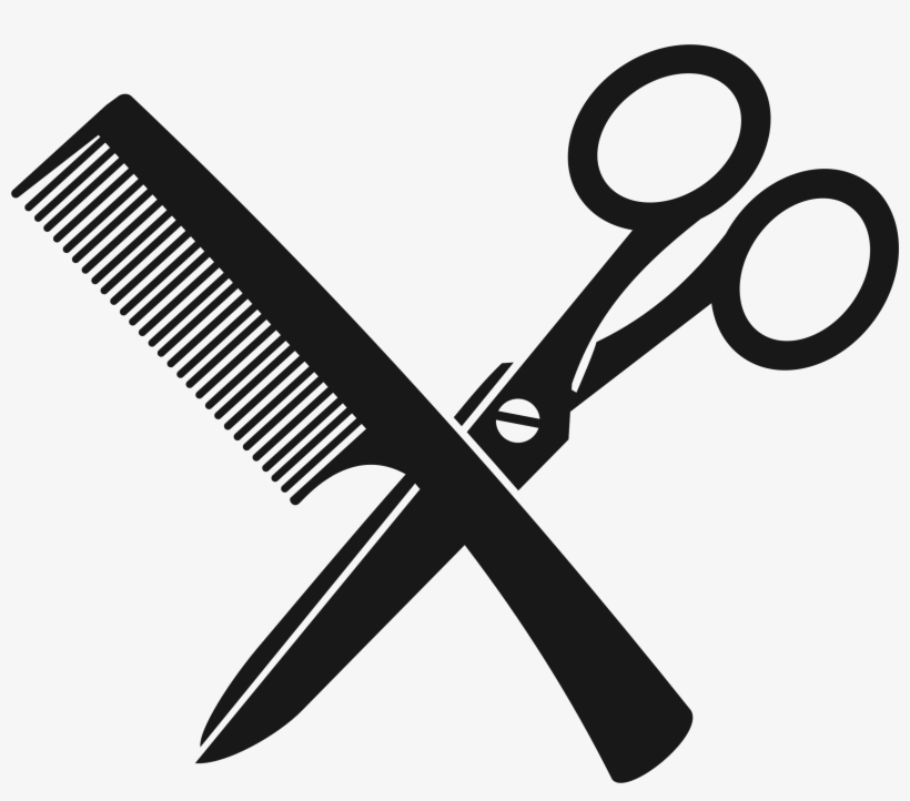 Detail Scissors And Comb Clipart Nomer 11