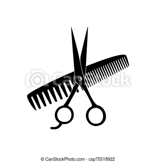 Detail Scissors And Comb Clipart Nomer 32