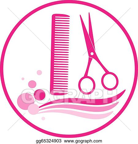 Detail Scissors And Comb Clipart Nomer 50