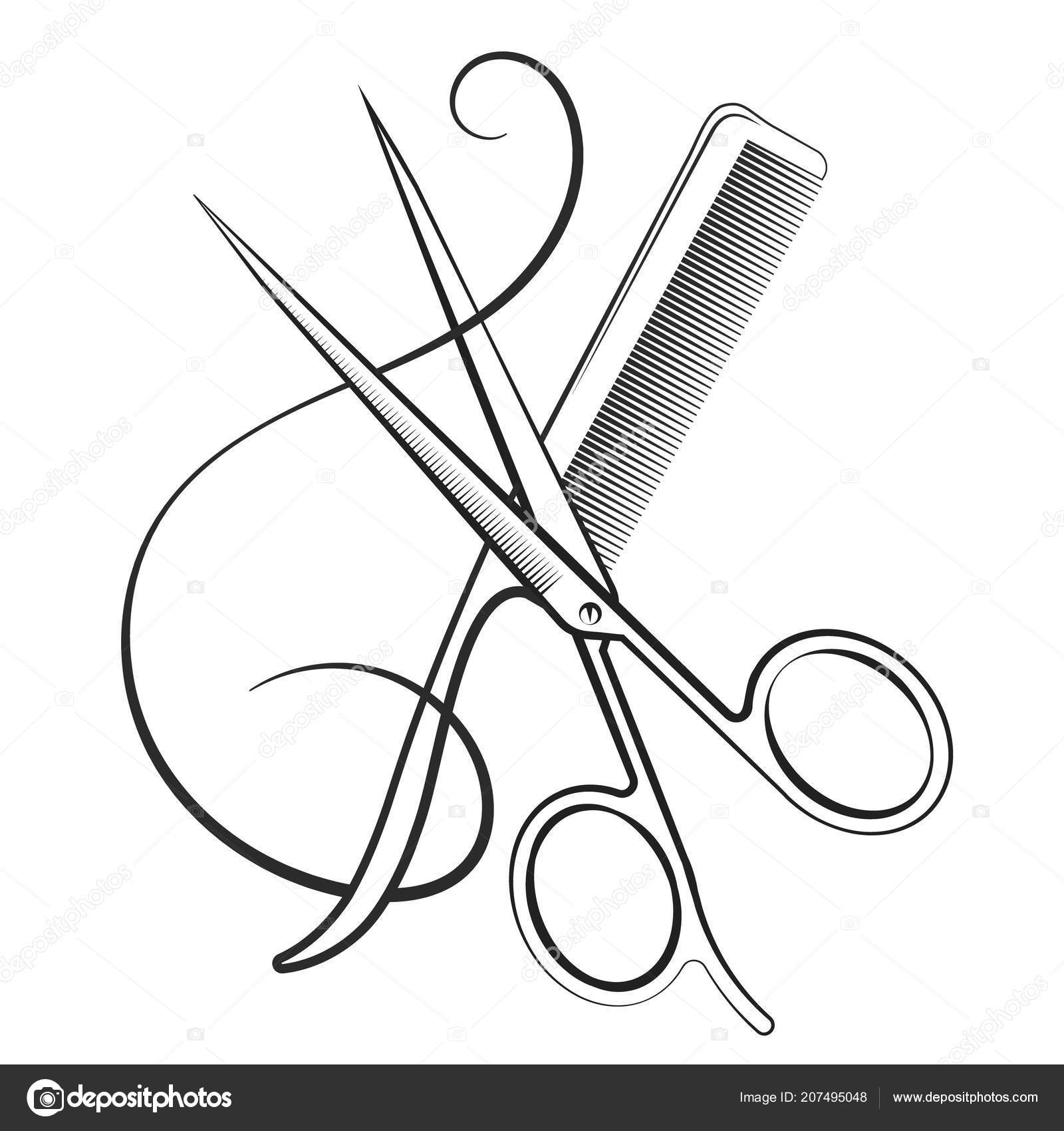 Detail Scissors And Comb Pictures Nomer 20