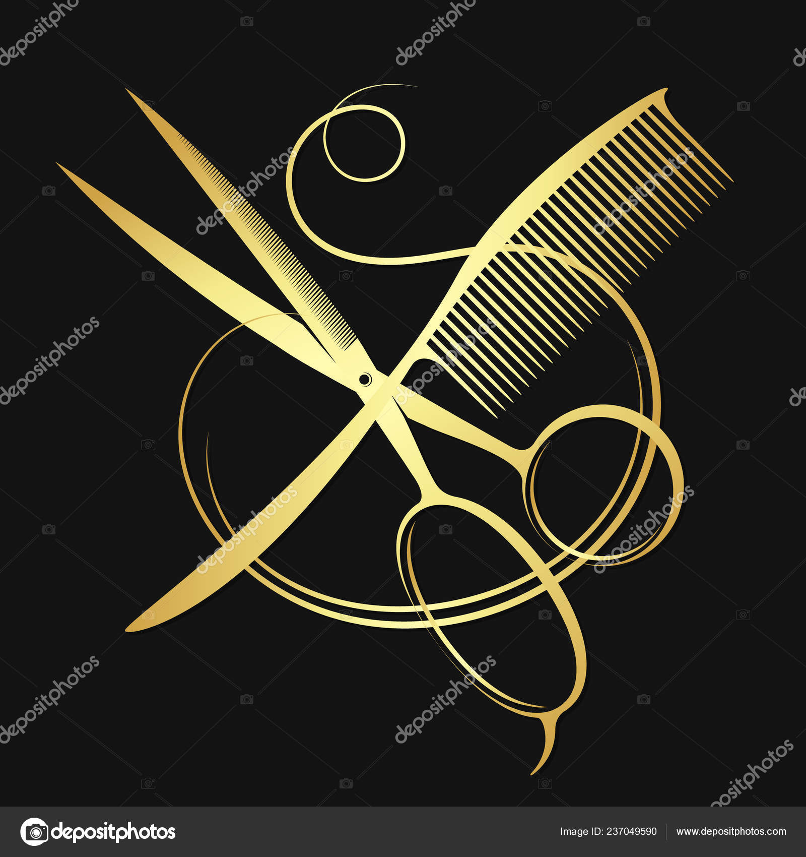 Detail Scissors And Comb Pictures Nomer 46