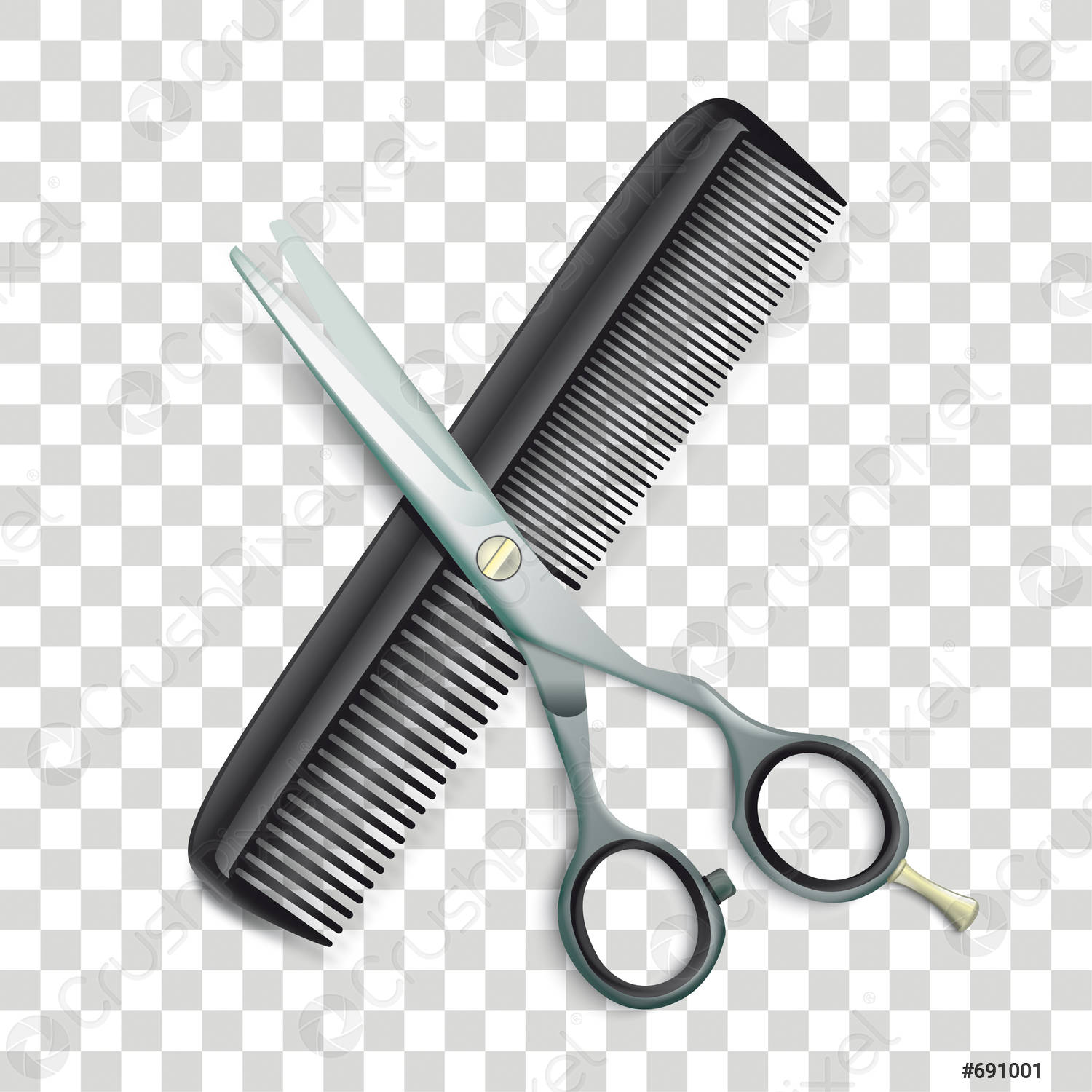 Detail Scissors And Comb Pictures Nomer 48