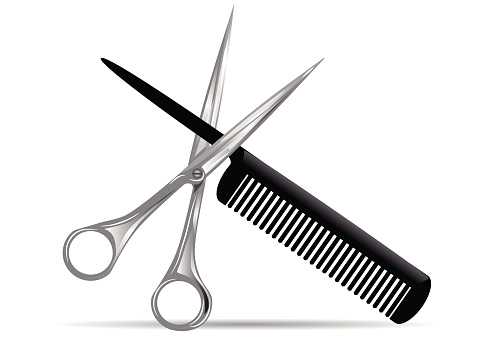 Detail Scissors And Comb Png Nomer 42