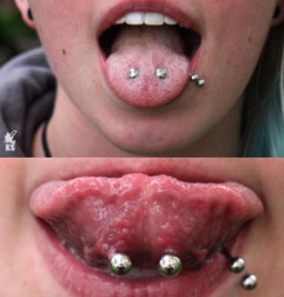 Detail Scoop Tongue Piercing Jewelry Nomer 24