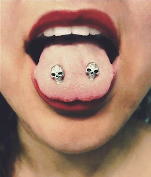 Detail Scoop Tongue Piercing Rings Nomer 36