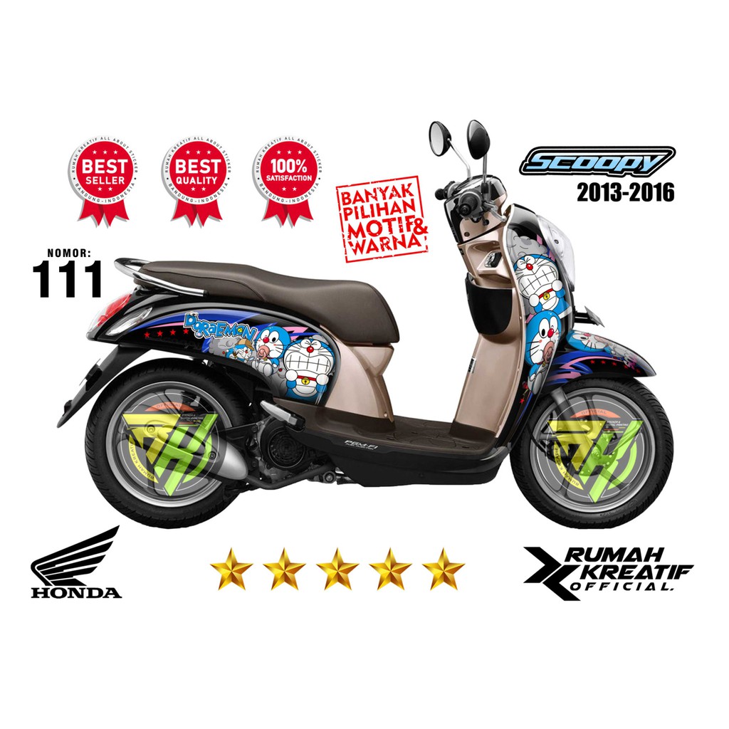 Detail Scoopy Full Variasi Nomer 11