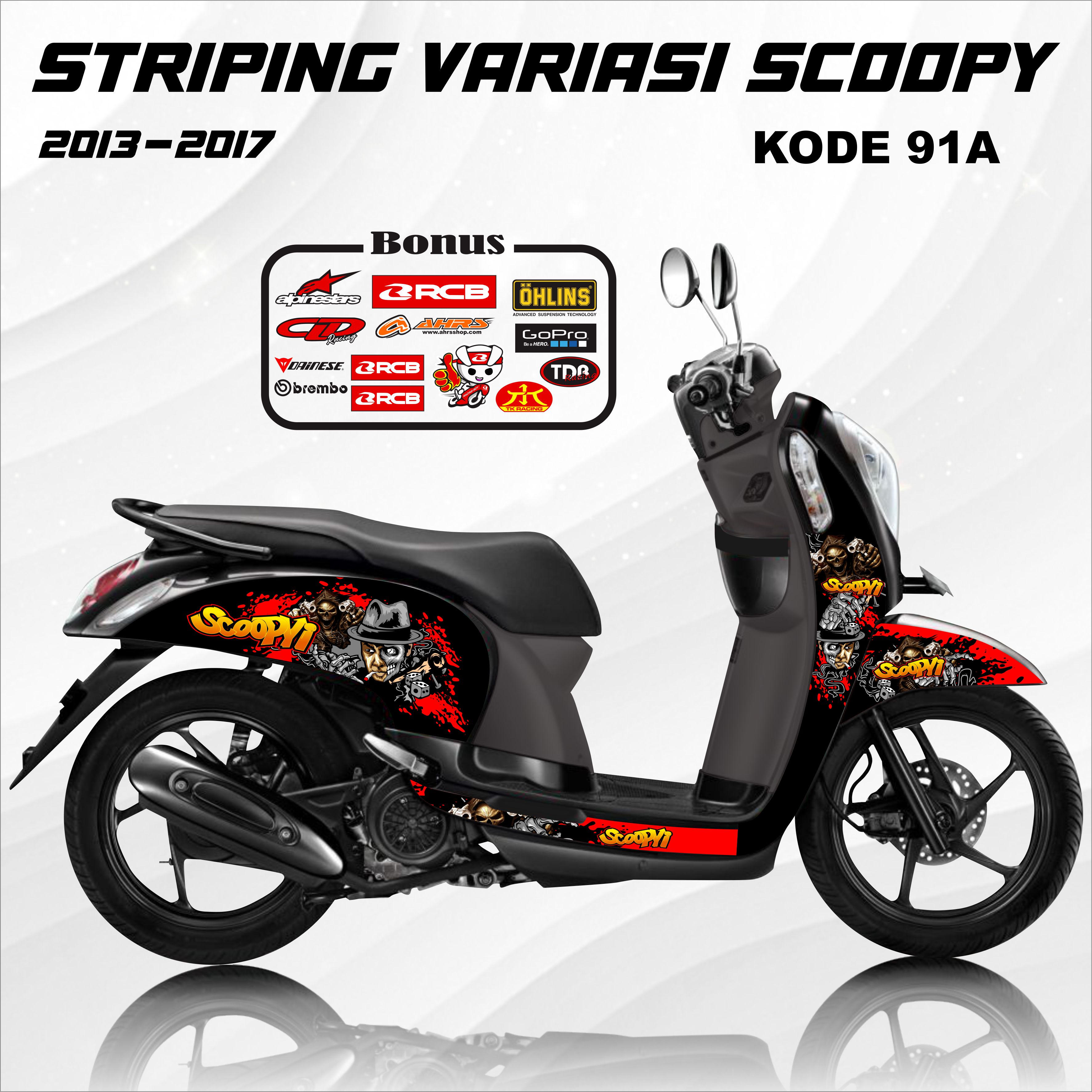 Detail Scoopy Full Variasi Nomer 57