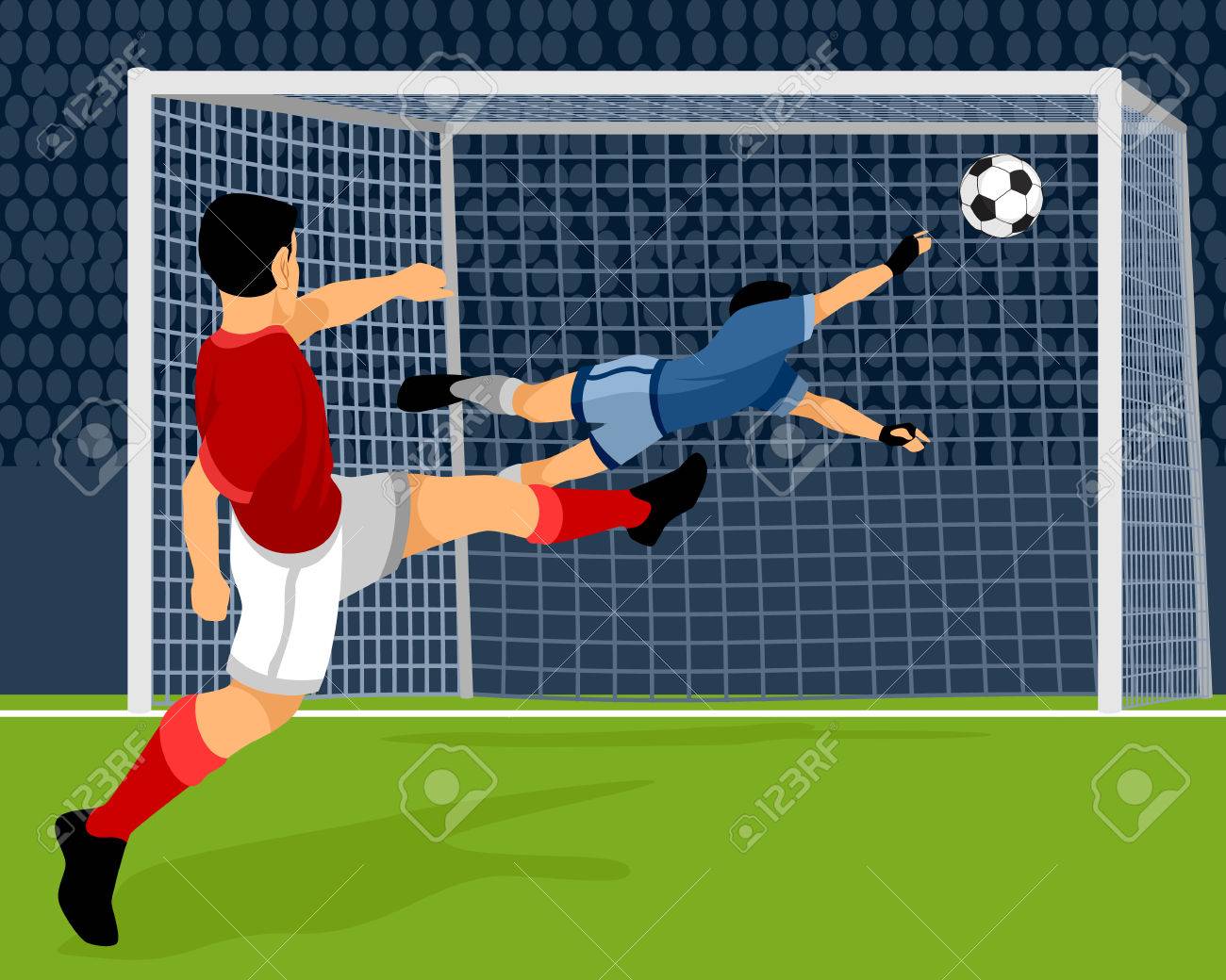 Detail Score A Goal Clipart Nomer 5