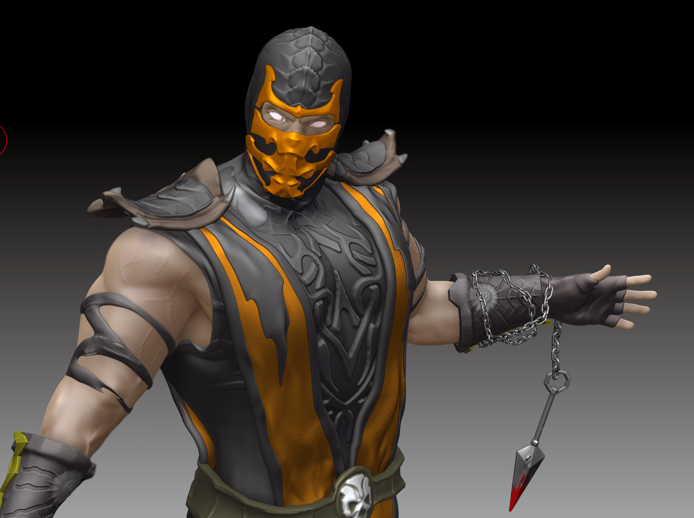 Detail Scorpion Chain Mortal Kombat Nomer 19