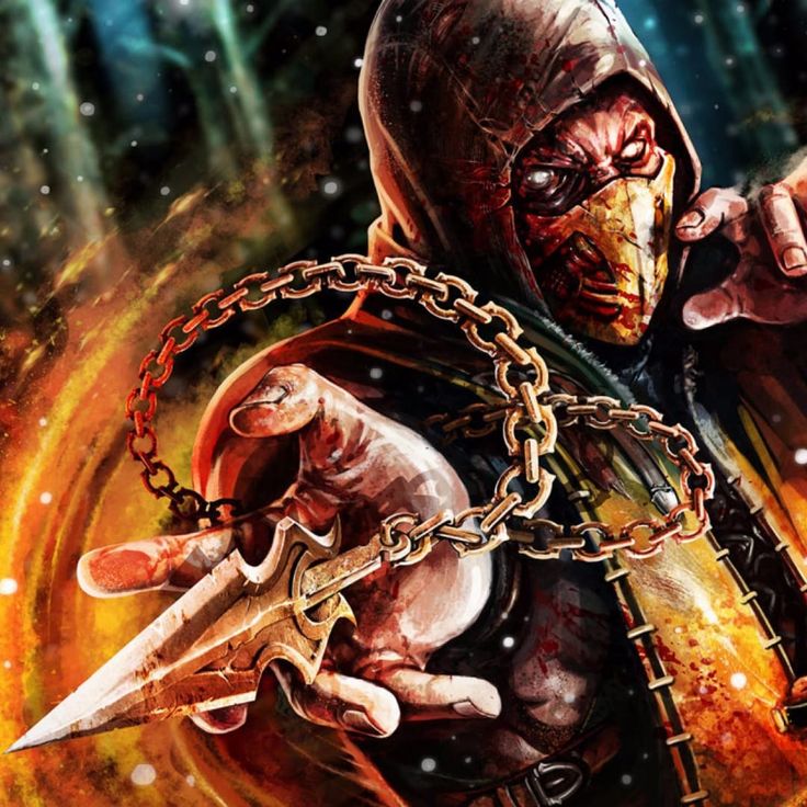 Detail Scorpion Chain Mortal Kombat Nomer 20