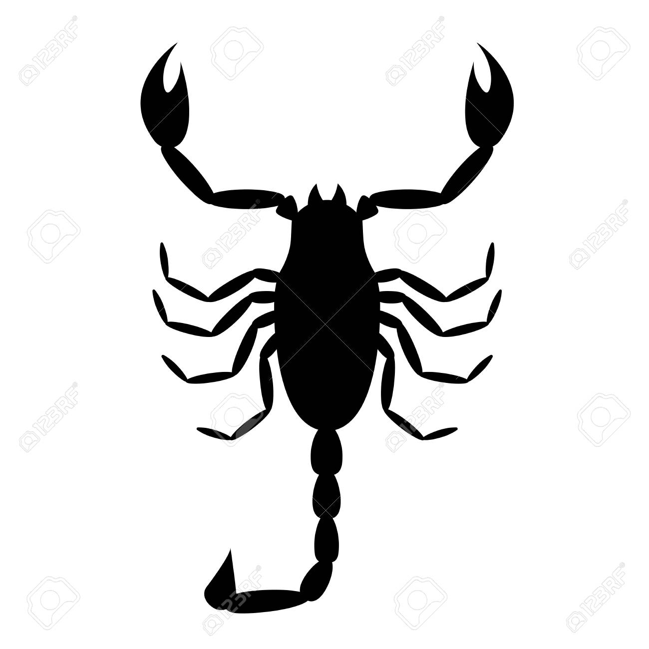 Detail Scorpion Clipart Simple Nomer 15