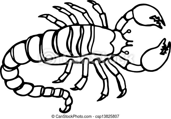 Detail Scorpion Clipart Simple Nomer 31