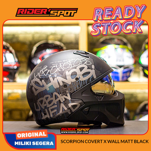 Detail Scorpion Exo Covert X Helmet Nomer 14