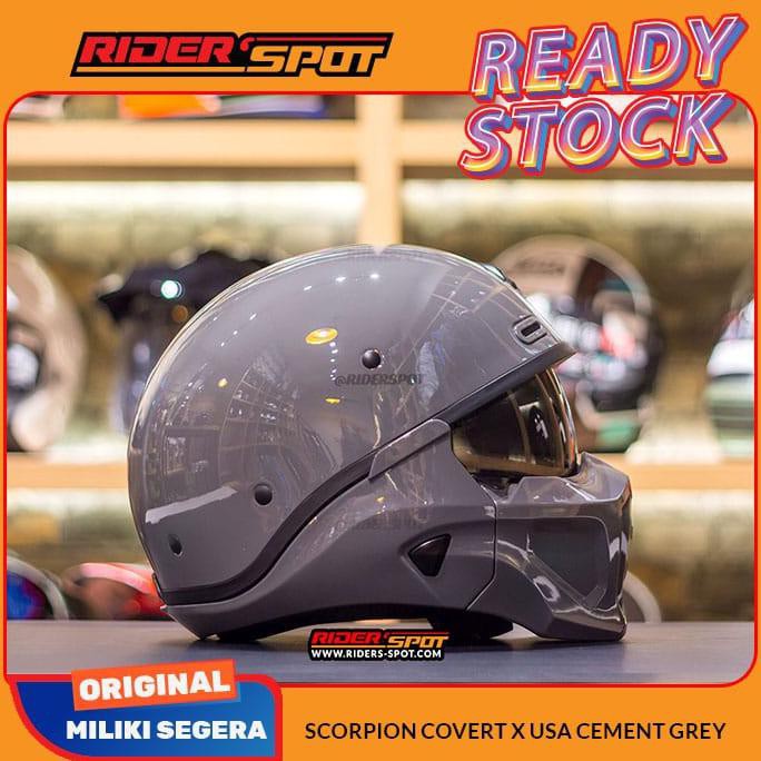 Detail Scorpion Exo Covert X Helmet Nomer 33