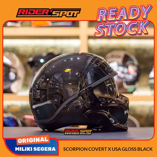 Detail Scorpion Exo Covert X Helmet Nomer 37