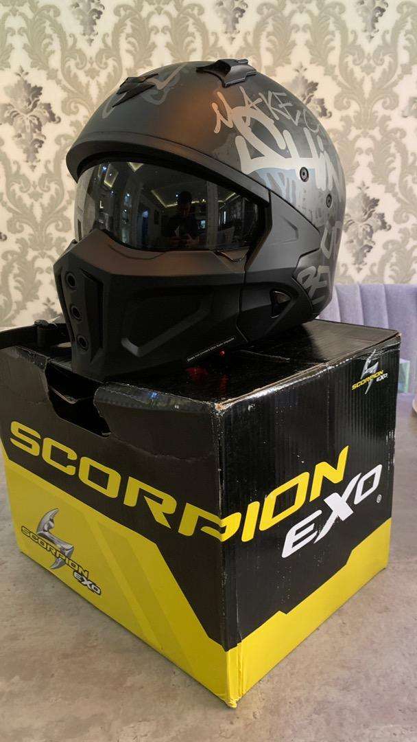 Detail Scorpion Exo Covert X Helmet Nomer 38