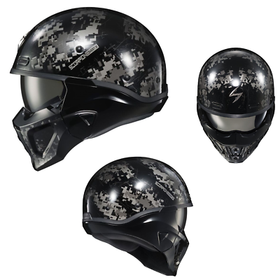 Detail Scorpion Exo Covert X Helmet Nomer 45