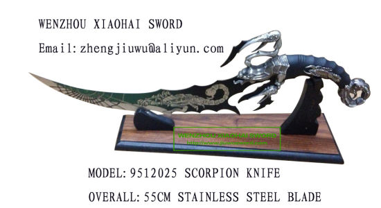 Detail Scorpion Fantasy Knife Nomer 16