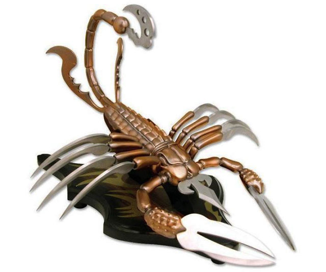 Detail Scorpion Fantasy Knife Nomer 7