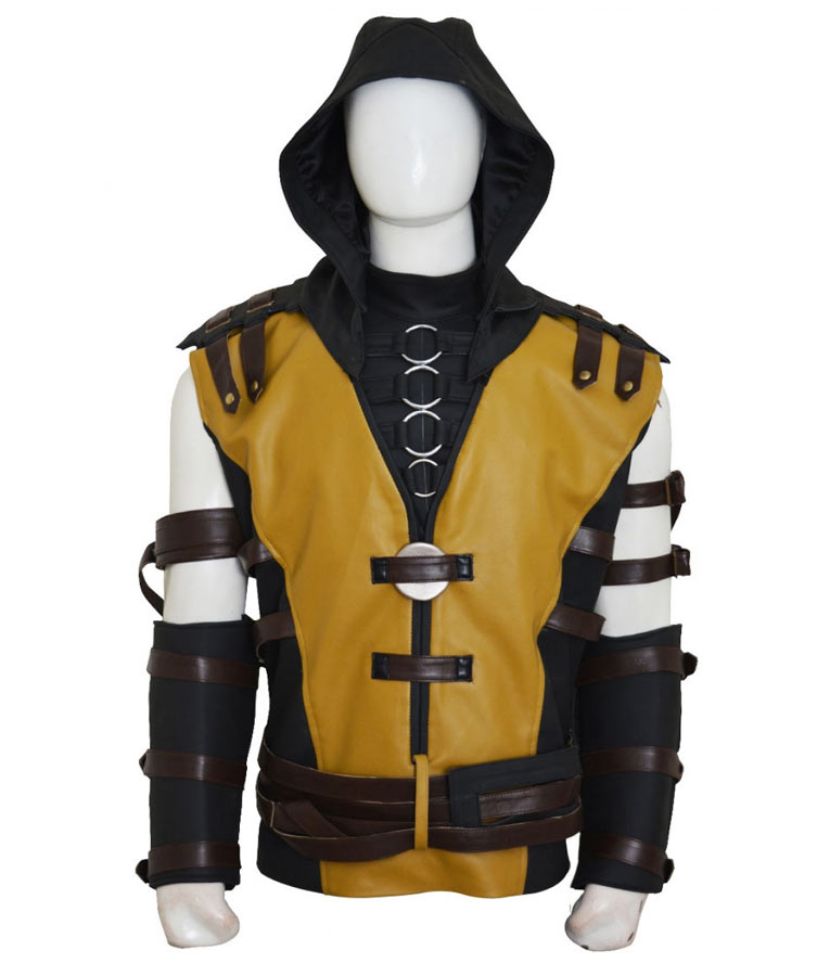 Detail Scorpion Hoodie Mortal Kombat Nomer 6