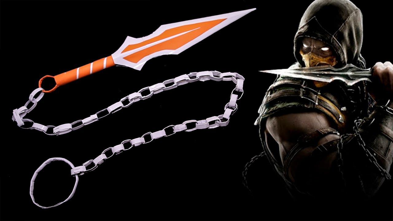 Detail Scorpion Knife Mortal Kombat Nomer 3