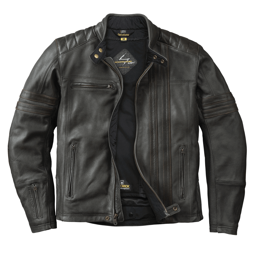 Detail Scorpion Leather Motorcycle Jacket Nomer 2