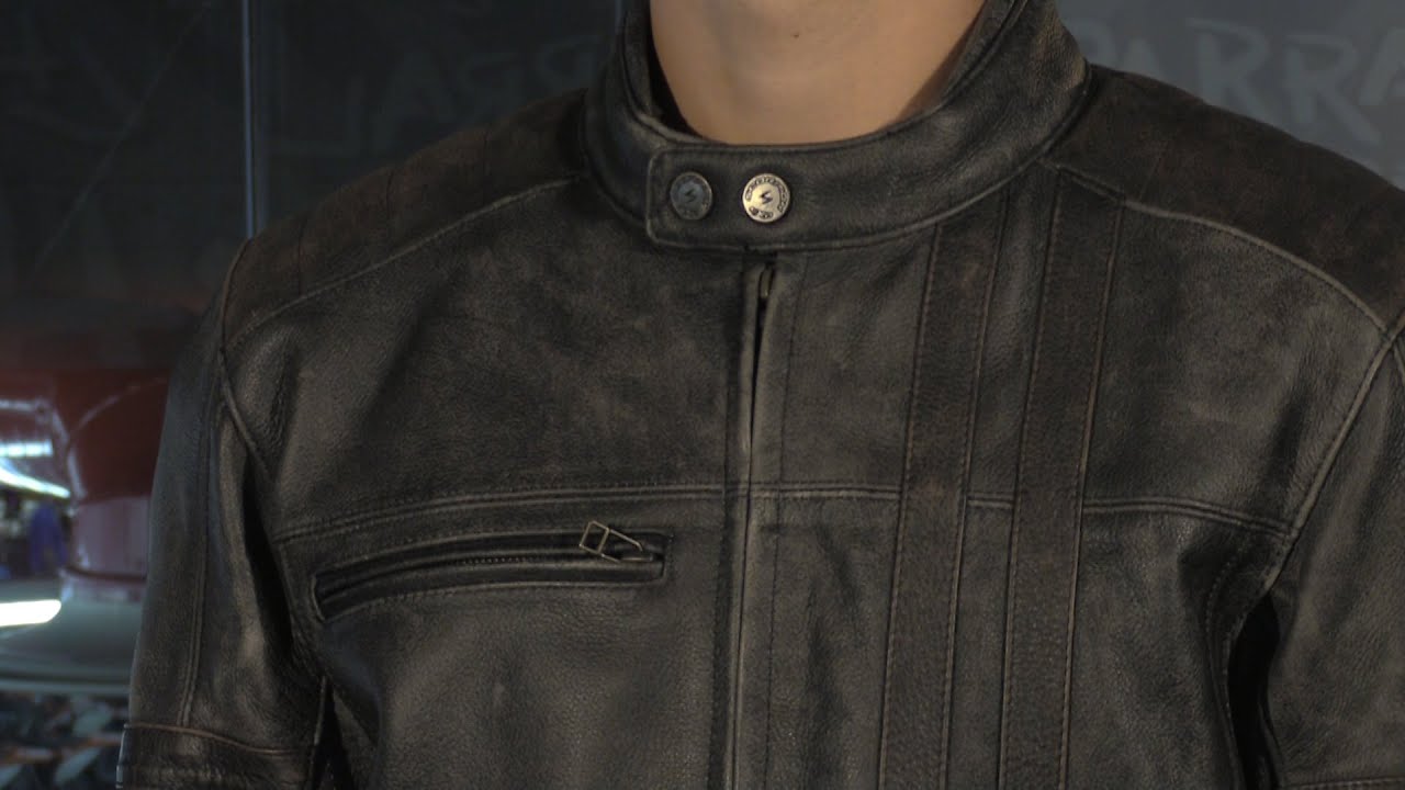 Detail Scorpion Leather Motorcycle Jacket Nomer 14