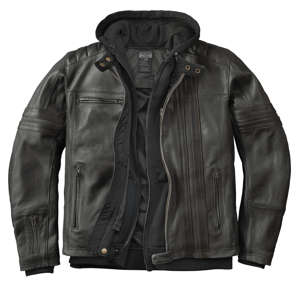 Detail Scorpion Leather Motorcycle Jacket Nomer 3