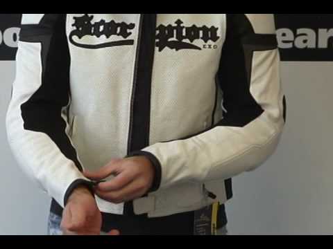 Detail Scorpion Leather Motorcycle Jacket Nomer 42