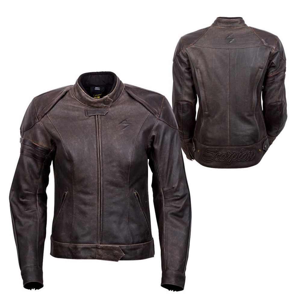 Detail Scorpion Leather Motorcycle Jacket Nomer 53