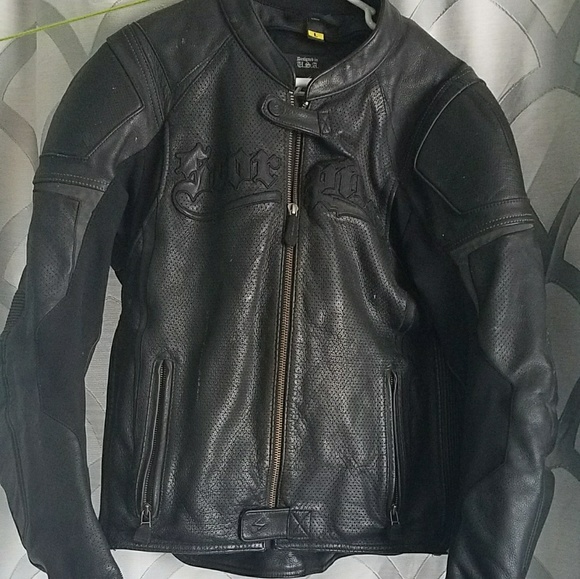 Detail Scorpion Leather Motorcycle Jacket Nomer 9