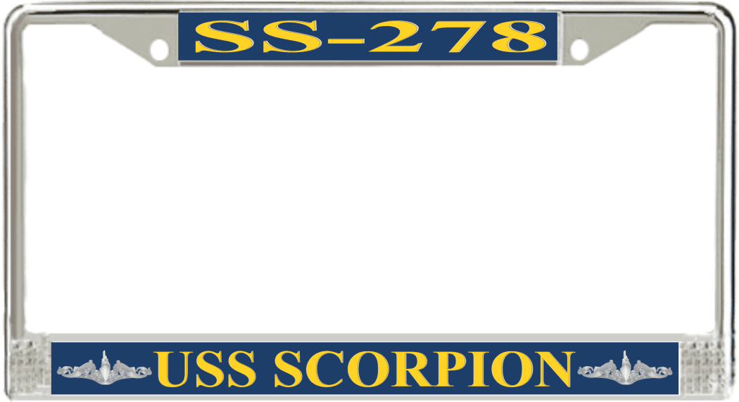 Detail Scorpion License Plate Frames Nomer 27