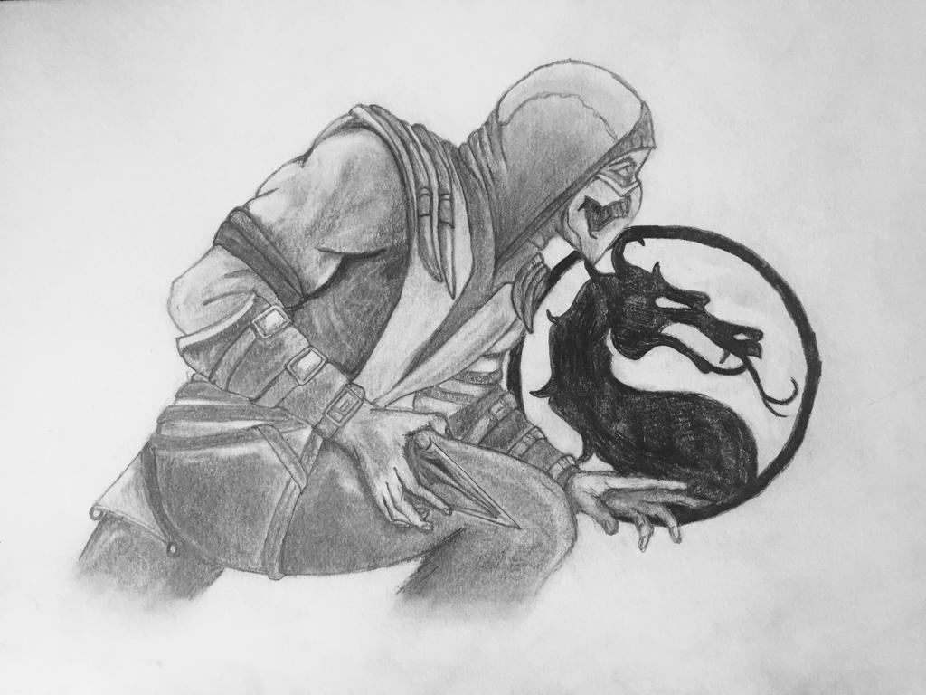 Detail Scorpion Mortal Kombat Drawings Nomer 41