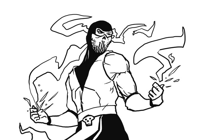 Detail Scorpion Mortal Kombat Drawings Nomer 47
