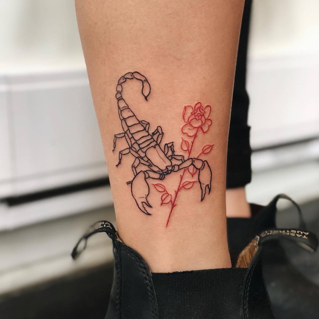 Detail Scorpion Silhouette Tattoo Nomer 29