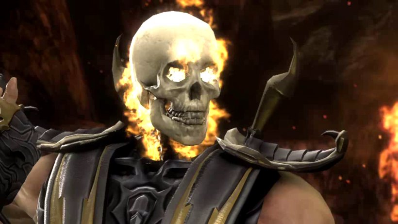 Detail Scorpion Skeleton Mortal Kombat Nomer 18