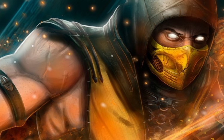 Detail Scorpion Skeleton Mortal Kombat Nomer 54