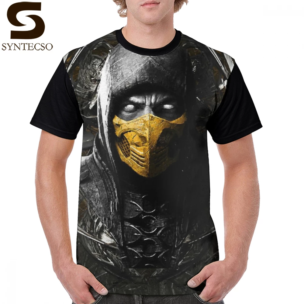 Detail Scorpion T Shirt Mortal Kombat Nomer 18