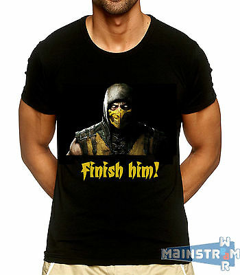 Detail Scorpion T Shirt Mortal Kombat Nomer 32