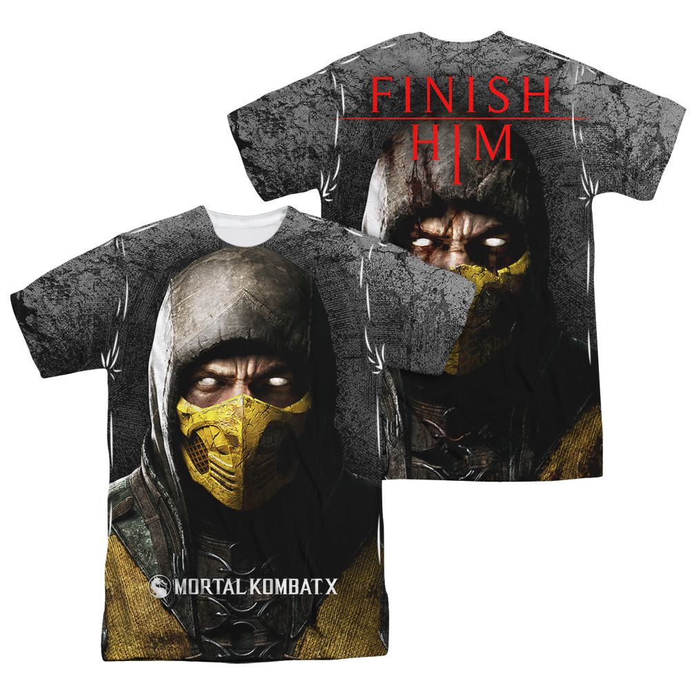 Detail Scorpion T Shirt Mortal Kombat Nomer 37