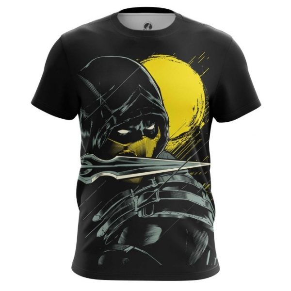 Detail Scorpion T Shirt Mortal Kombat Nomer 7