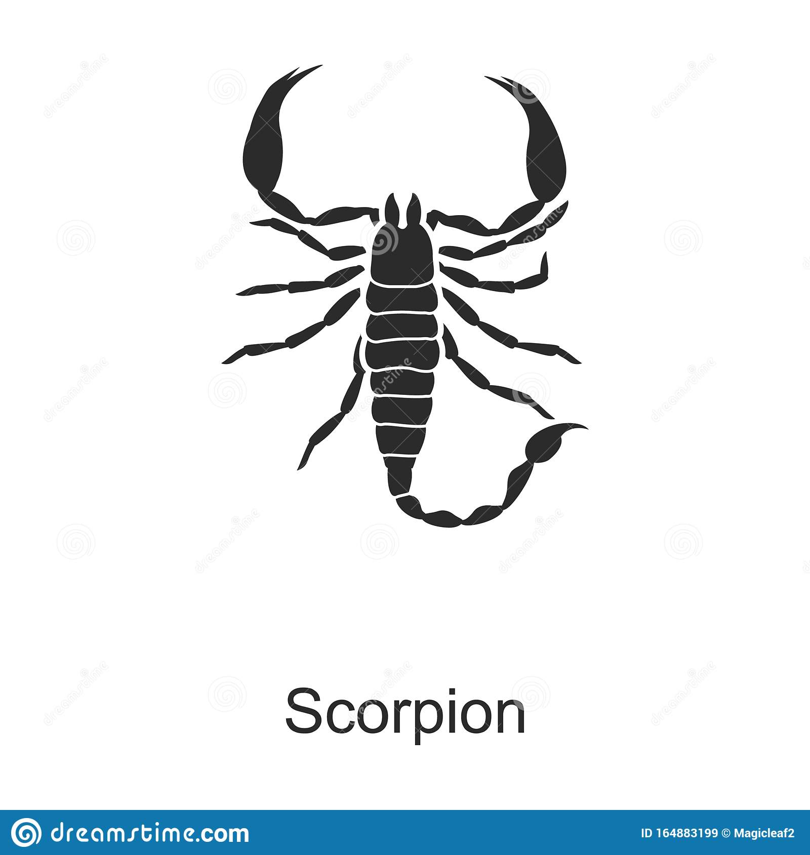 Detail Scorpion Vector Image Nomer 39