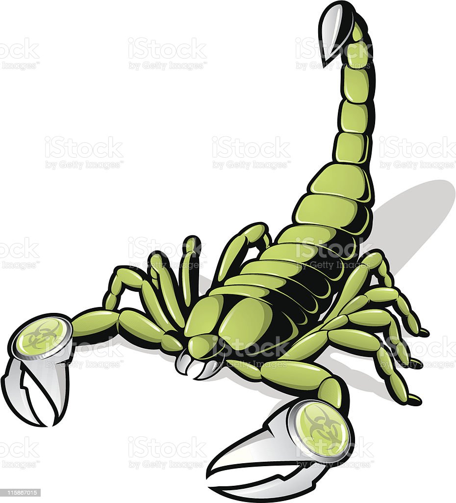 Detail Scorpion Vector Image Nomer 49