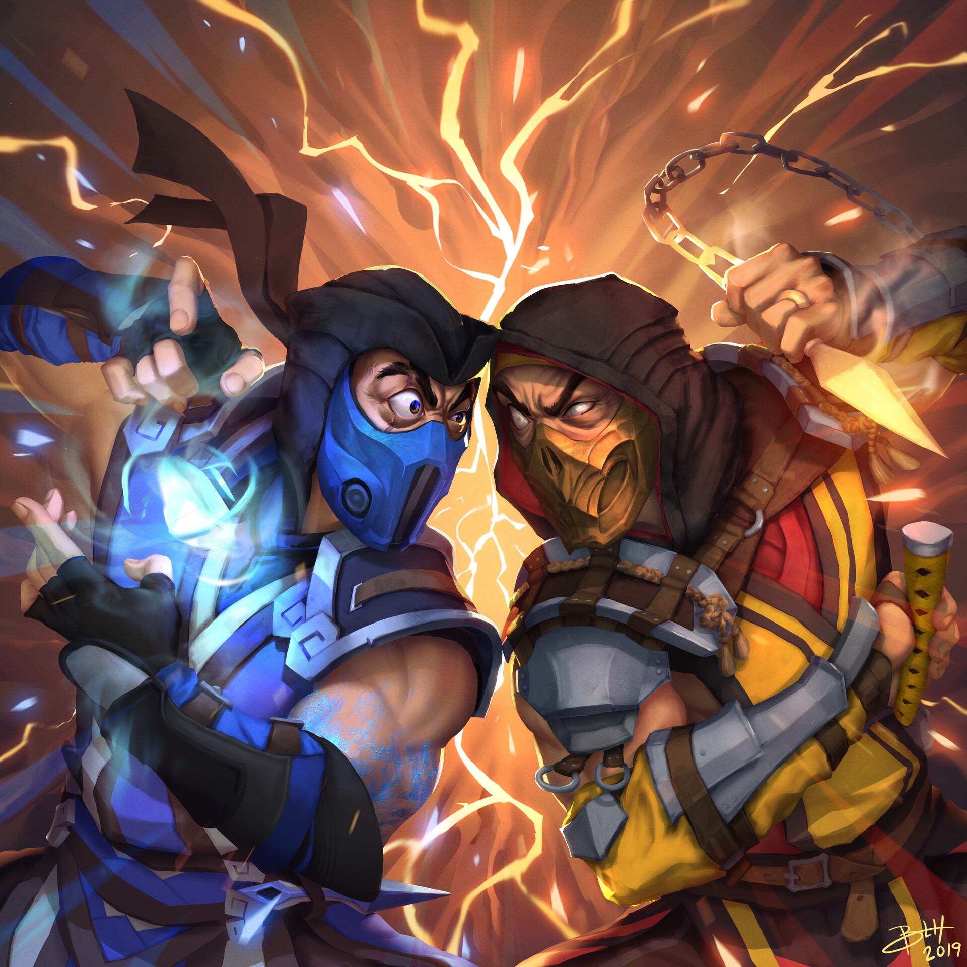 Detail Scorpion Vs Sub Zero Nomer 22