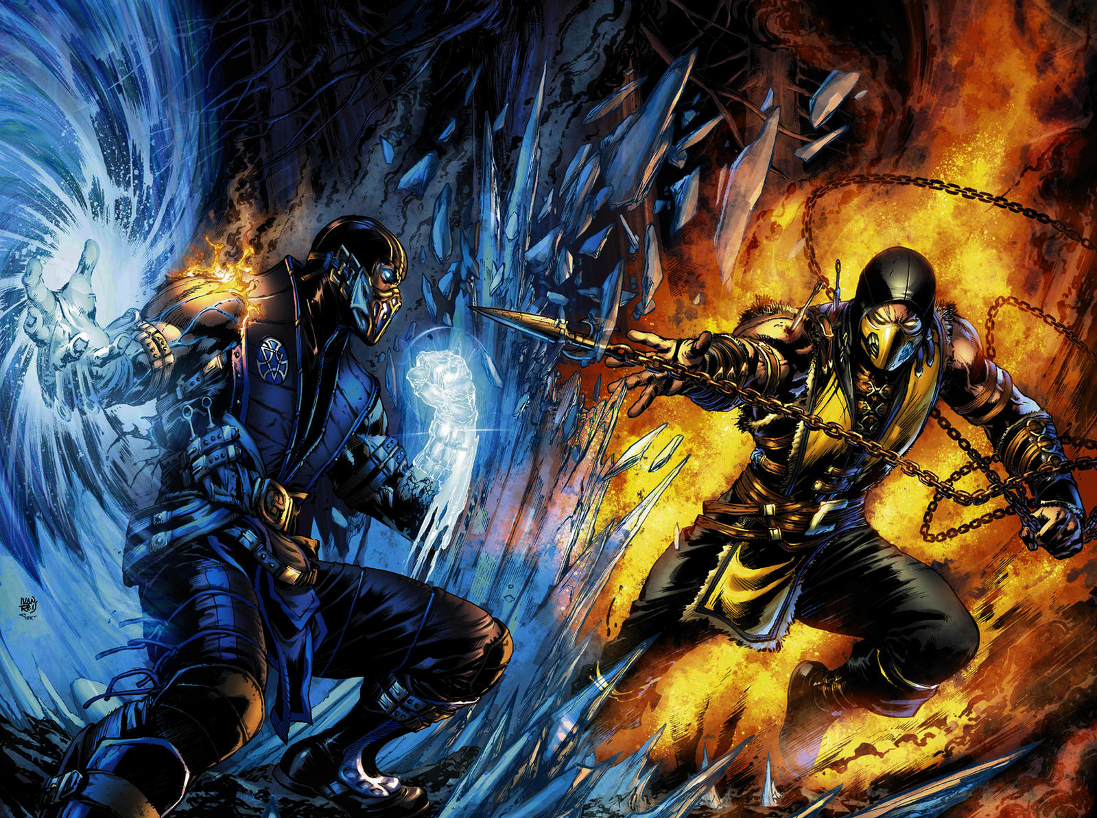 Detail Scorpion Vs Sub Zero Nomer 8