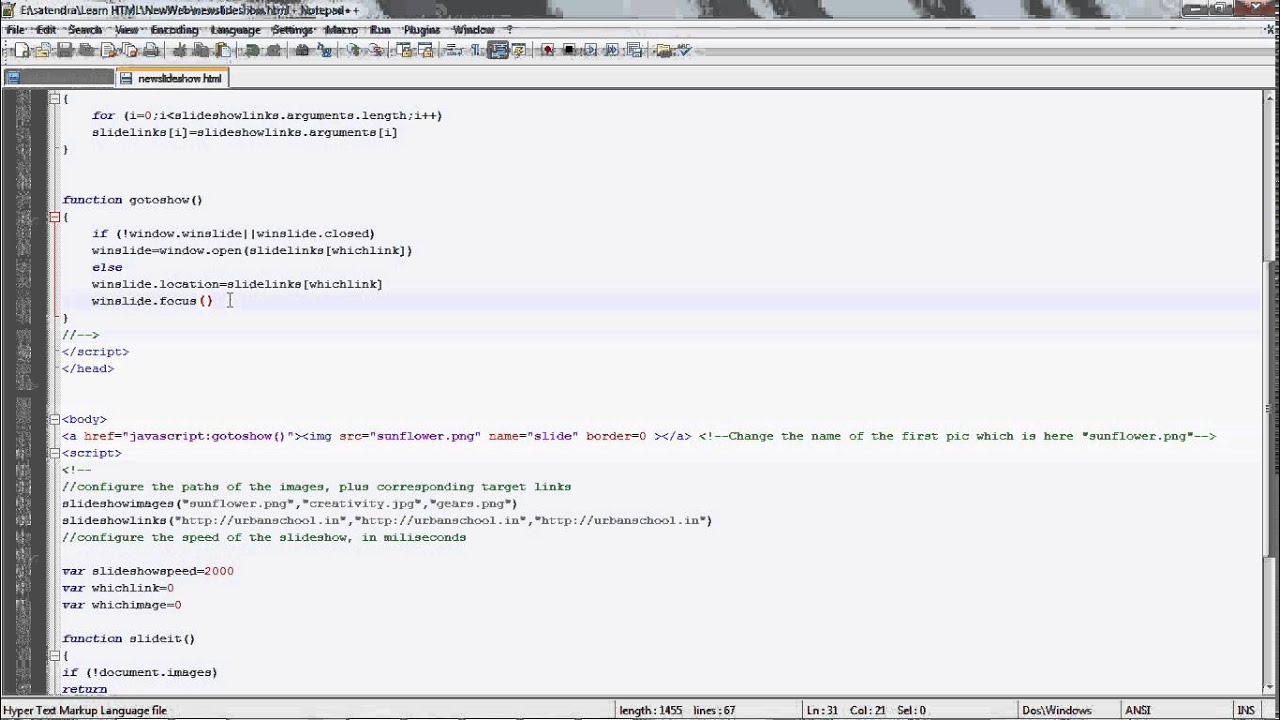 Detail Scrip Html Slide Gambar Nomer 38
