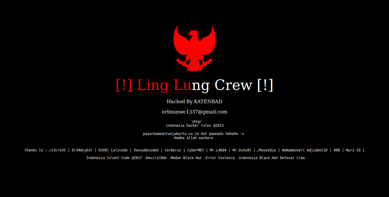 Detail Script Deface Keren Bergerak Nomer 16